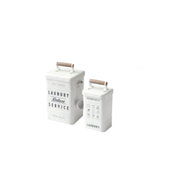 BETTER HOMES and GARDENS 2-Piece Metal Laundry Storage Set - Picture 3 of 4